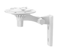 Generic White Abs Camera Wall Mounting Bracket with No Drilling Required, Compatible with Monitoring Devices, Sleek Modern Design for Indoor Security Camera Support