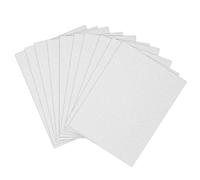 Generic White Glitter Cardstock Paper Super Glitter Finish 10pcs A4 Sheets Easy to Punch for DIY Crafts and Collectibles for Christmas Cards and Scrapbooking Projects
