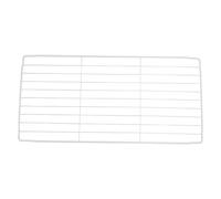 Generic White Iron Refrigerator Storage Shelf Divider with Multilayer Wire Grid and Metal Dividers, Enhanced Air Circulation and Adaptable Size for Kitchen Storage and Family Gatherings