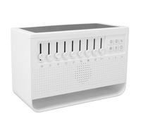 Generic White Noise Flame Diffuser with 8 Sleep Sounds Aromatherapy for Home Office 200ml ABS Design USB Powered
