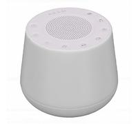 Generic White Noise Machine with Night Light, 32 Soothing Sounds (White) | Bluetooth 5.1, Timer, 1800Mah Battery, 20-65dB Volume, for Travel Home