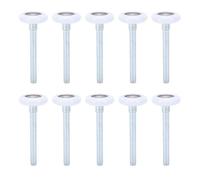 Generic White Nylon Garage Door Rollers with 6200 ZZ Double Sealed Bearings