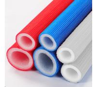 Generic White Pipe Insulation Foam Tube ID 5/8" 3/4" 1" 1-1/4" Soft Foam Tubing Tube Lagging for Handle Grip, Water Pipe (White, ID 16 mm x 7 mm)