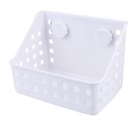 Generic White Plastic Manger Rack Feeder for Small Animals and Chinchillas, Practical Hay Holder Suction Cup, for Pet Feeding to Prolong Use Time