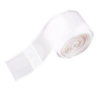 Generic White Rufflette Curtain Tape, 78.74" x 3.94", 2m Transparent, Removable, Washable, Compatible with Metal & Plastic, Home Decor, DIY Projects