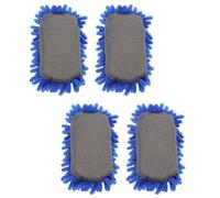 Generic Whiteboard Eraser Double-Sided Design 4pcs Microfiber Chenille Washable Board Duster Chalk and Dry Erase Marks for Classroom and School Use