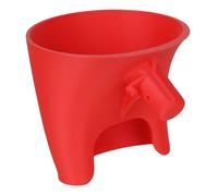 Generic Wide Mouth Flour Funnel Stand Mixer Attachment Plastic Powder Funnel (Red)