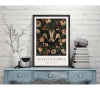 Generic William Morris Badger Poster, Vintage Wall Art, Textiles Art, A4