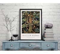 Generic William Morris Tree of Life Poster, Vintage Wall Art, Textiles Art, A2