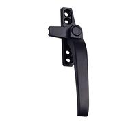 Generic Window Handles Key Locking Replacement Right/Left Hand, Zinc Alloy Window Hardware Kit, Window Handle Lever Casement Double Glazing Switch, Black Right, 113x73x23mm
