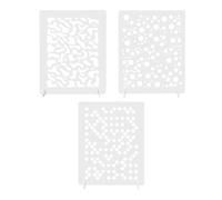 Generic Window Light Boards for Product Photography, 3 Pcs/Set Photo Tabletop Backdrops, Reusable PVC Material, White, for Cosmetics Photography (Style 7)
