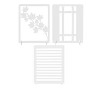 Generic Window Light Boards for Product Photography, 3 Pcs/Set Photo Tabletop Backdrops, Reusable PVC Material, White, for Cosmetics Photography (Style 2)