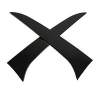 Generic Window Side Spoiler Trim Glossy Black ABS Material Cover for X1 E84 2009-2015 - 1 Pair