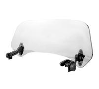 Generic Windscreen, Wind Screen Air Deflector Air Deflector Beautiful Windscreen Windshield Adjustable Clamp/Holder Windshield Motorcycle for Universal Motorcycle (Transparent small model)