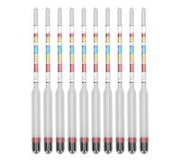 Generic Wine Making Meter 10Pcs Accurate Hydrometer Tester for Home Brewing Beer and Wine Measurement Indoor Outdoor Use