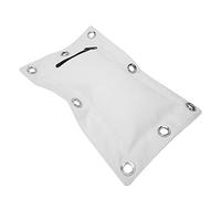 Generic Wing Chun Canvas Sand Bag for Boxing Muay Thai Training Wall Target with Zipper, Suggested Fillers, 15.7x10.2in, Light Beige, Suitable for Kung Fu Students (S(7.8x6.5x2.6cm/3.1x2.6x1in))