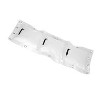 Generic Wing Chun Canvas Sand Bag for Boxing Muay Thai Training Wall Target with Zipper, Suggested Fillers, 15.7x10.2in, Light Beige, Suitable for Kung Fu Students (3 Bottles Per Shelf)