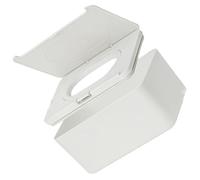 Generic Wipes Dispenser Tissue Box Cover Refillable Storage Case with Lid Sealed Wet Wipes Container for Desktop and Travel White