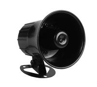Generic Wire Loud 110dB Horn Alarm Siren Speaker for Outdoor Security, ABS Fire-Retardant Shell, Small and Light, DC12V Alarm Siren for Host