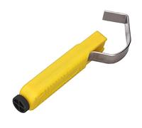 Generic Wire Stripper Machine, 35-50mm Wire Coax Cable Tool, Yellow, Plastic, Stainless Steel