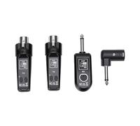 Generic Wired to Wireless Microphone System Converter Reliable and Portable Transmitter and Receiver for Live Performances and Studios 2 Units