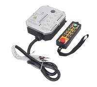 Generic Wireless Crane Remote Control, Drop-Proof 800MHz RF Point Industrial Remote Control, Multifunctional for Conveyor Belts (AC380V)