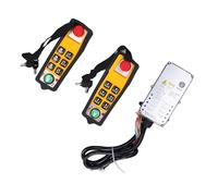 Generic Wireless Crane Remote Control Shockproof for Outdoor Use with Heavy Machinery 2 Controllers (AC220V)
