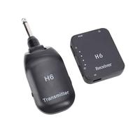 Generic Wireless Guitar System UHF 2.4GHz Rechargeable Electric Transceiver Transmitter Receiver 2 Modes Plug and Play 100ft Range for Bass Violin Keyboard