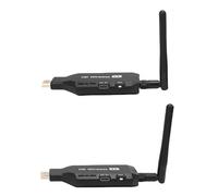 Generic Wireless HD Multimedia Interface Transmitter Receiver Extender Premium Quality Stable Connectivity High Definition Video Streaming for Home Theater Entertainment Systems Black