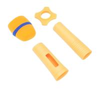 Generic Wireless Microphone Silicone Case Anti Fall Mic Handle Sleeve with Windscreen for Commercial Roadshows, Enhanced Grip, Simple Installation, Compatible with Most Mics (Orange)