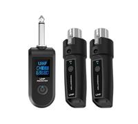 Generic Wireless Microphone Transmitter Receiver 2.4Ghz, XLR Wireless Mic System, Adapter for Public Speaking Singing