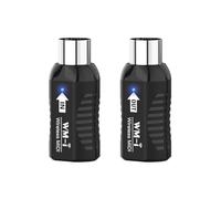 Generic Wireless MIDI Adapter, Rechargeable Transmitter Receiver 2.4GHz Ultra Low Latency, with Long Battery Life 48H, for Wind Instruments Guitar Digital Piano Keyboard