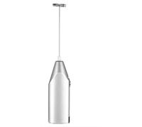 Generic Wireless Milk Foamer Coffee Whisk Mixer Electric Blender Egg Beater Frother Handle Stirrer Cappuccino Maker Cooking Tools Silver