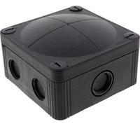 Generic Wiska Adaptable Junction Box Enclosure Black Ip66/67 95mm X 95mm X 60mm W/3 X Wago Terminals