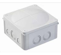 Generic Wiska Adaptable Junction Box Enclosure Grey Ip66/67 140mm X 140mm X 82mm W/ 5 Way Terminal Block