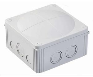 Generic Wiska Adaptable Junction Box Enclosure Grey Ip66/67 140mm X 140mm X 82mm W/ 5 Way Terminal Block