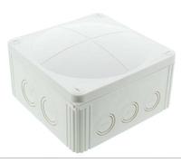 Generic Wiska Adaptable Junction Box Enclosure White Ip66/67 140mm X 140mm X 82mm W/ 5 Way Terminal Block