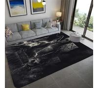 Generic Witchcraft Tarot Astrology Area Rug, Black, 50 x 80 cm / 19.6 x 31.5 inches, Machine Made, Both Indoor & Outdoor, Water Resistant, Contemporary Style