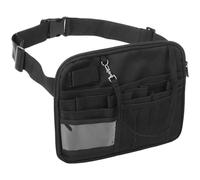 Generic with Adjustable Belt Tape Holder for Stethoscopes Bandage Scissors Medical Supplies, Mesh Nurse Waist Pouch Tool, Nurse Waist Bag with Medical Gear Pockets