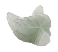 Generic Wolf's Head Glass Pendant, a Unisex Wolf Head Pendant for The festival's Anniversary (Green Aventurine)