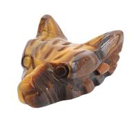 Generic Wolf's Head Glass Pendant, a Unisex Wolf Head Pendant for The festival's Anniversary (Yellow)