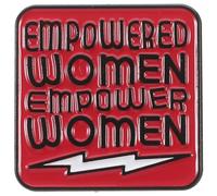 Generic Women Brooch Creative Brooch Feminism Style Enamel Pin Versatile Clothes Accessory Empowerment Badge for Everyday Wear Unique Feminist Jewelry