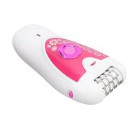 Generic Women Depilator Trimmer with LED Light Portable R Shaped Hair Removal Device for Travel Pink 12cm