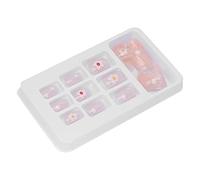 Generic Women False Glue On Nails for Nail Art Manicure 24pcs Full Cover Fake Nail Tip, Lifelike Design for Gatherings, Weddings, and Daily Lives, ABS Material (P151)