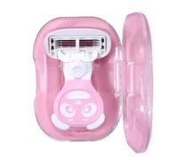 Generic Women Portable Shaver Replaceable Cutter Head Five-Layer Blades Personal 5 Blades Razor Moisturizing Manual Tool Face/Leg/Armpit/Bikini Beauty Hair Removal