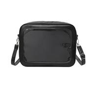 Generic Women's Backpack with Transparent Front Panel for Customizing with Pins, Crossbody Handbag, Large Compartment for Cosmetics Or Wallet, Matte, Black