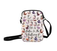 Generic Women's Ballroom Dance Crossbody Bag, In The Ballroom Crossbody Bag, 21 cm x 15 cm x 3 cm, For Dancers, Tango Dancers, Adults, Female, Sling, All Seasons, Casual, Waterproof, Lightweight