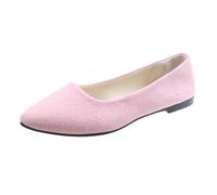 Generic Women's Comfortable Slip On Square Toe Ballet Flats, PK2, 10 UK