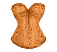 Generic Women's Corset, Full-Bust Corsage Corsets Top Adjustable, Gothic Vintage Steampunk Bustier, Overbust Corset, Sexy Elegant Shapewear Outfit, Halloween,Carnival