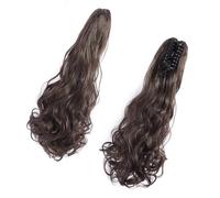 Generic Women's Curly Ponytail Claw Clamp/Holder Wavy Hair Extension for Stylish Look Strong Grip Long Synthetic Wig for Daily Wear (SH88 6)